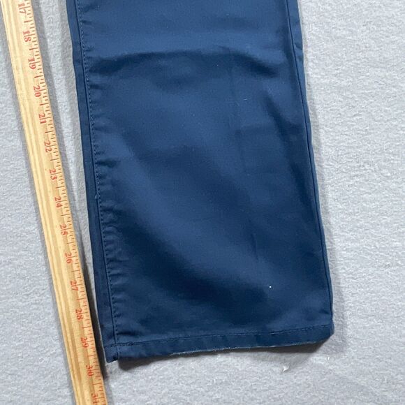 Kenneth Cole Reaction Pamts Men's‎ 32x30 Straight Leg 5 Pocket Blue - Picture 3 of 12